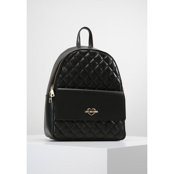 Love Moschino QUILTED BACKPACK Plecak nero LO951Q001