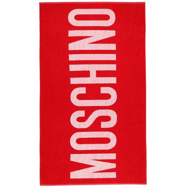 MOSCHINO SWIM TOWEL Akcesoria plażowe red M0581M000