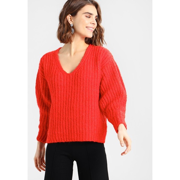 Topshop LOFTY Sweter red TP721I0CW