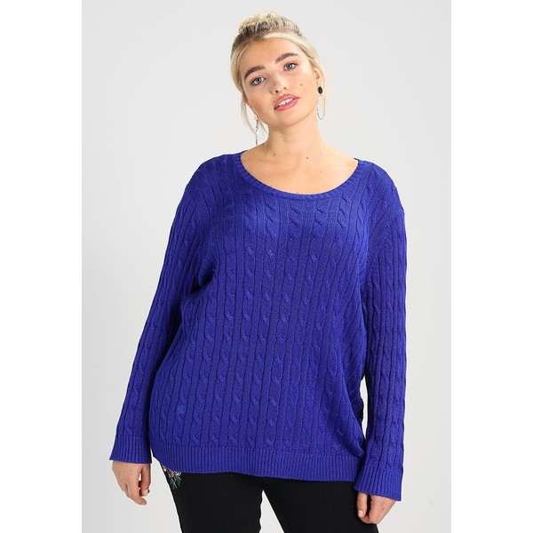 Lauren Ralph Lauren Woman CREWNECK Sweter empress blue L0S21D00Z