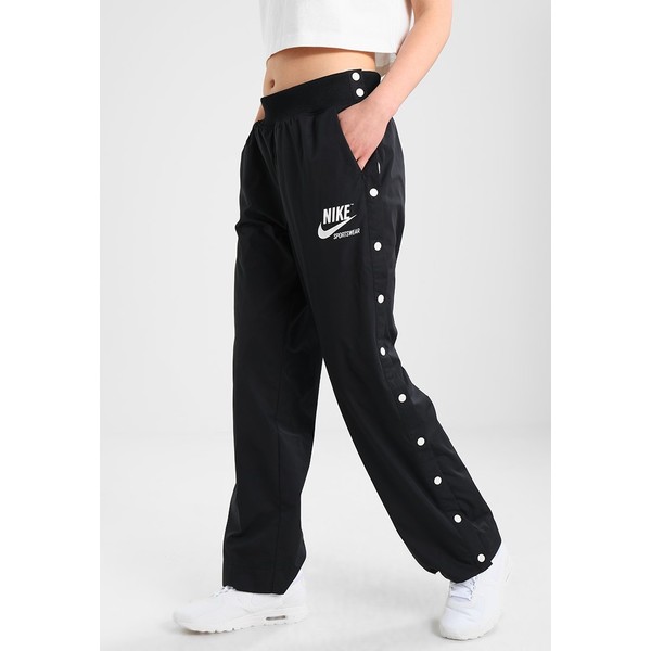 Nike Sportswear PANT SNAP ARCHIVE Spodnie treningowe black/sail/sail NI121A05N