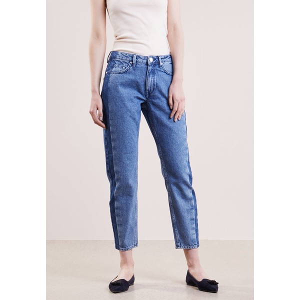 2nd Day 2ND STEVE STRIPE Jeansy Relaxed fit midblue S3821N00I