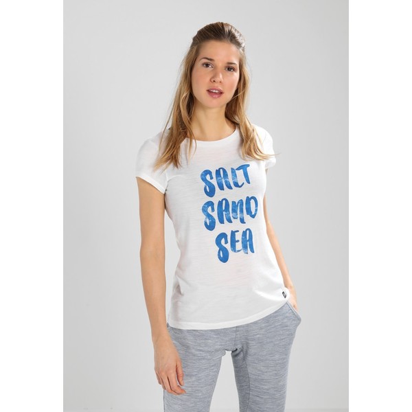 super.natural DIGITAL GRAPHIC TEE T-shirt z nadrukiem fresh white/salt sand sea SN041D00C
