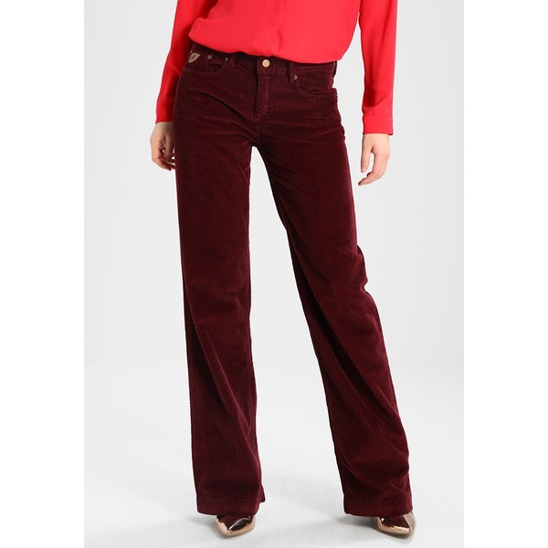 LOIS Jeans WIDE Spodnie materiałowe burgundy 1LJ21A004