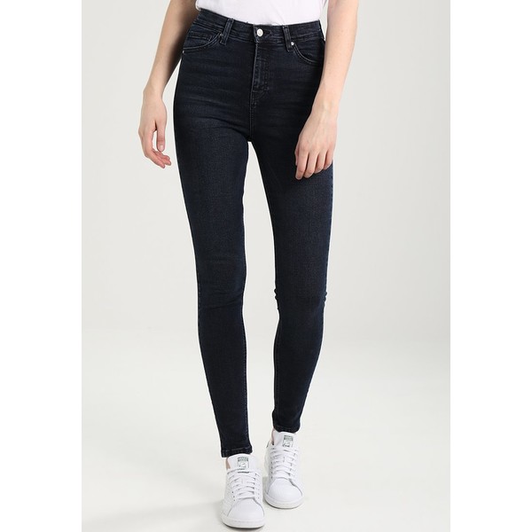 Topshop Tall JAMIE Jeans Skinny Fit blue black TP721N04J