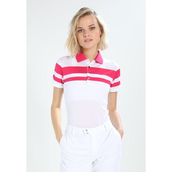 Polo Ralph Lauren Golf TECH Koszulka sportowa pure white/red ra PO741G00Z