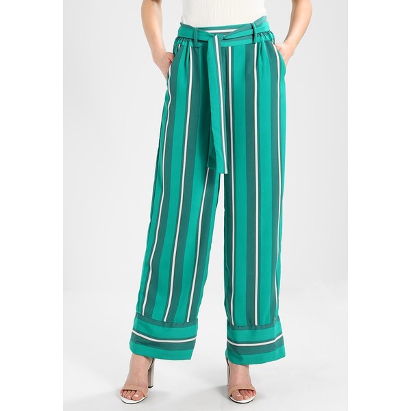 YASLILLO PANT Spodnie materiałowe ultramarine/green Y0121A03H