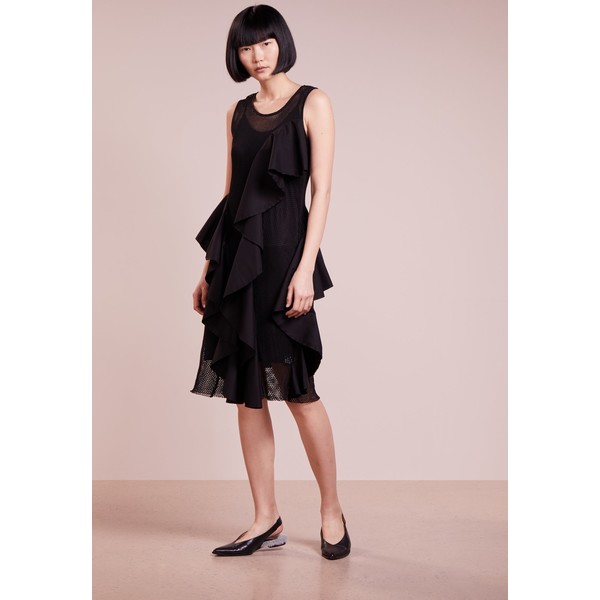 Each x Other HYBRID POPLIN DRESS Sukienka letnia black EA021C006