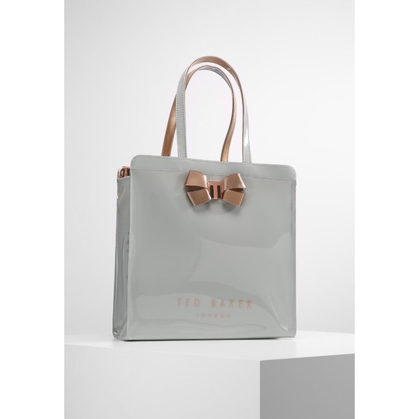 Ted Baker VALLCON BOW DETAIL LARGE ICON BAG Torba na zakupy mid-grey TE451H07Q