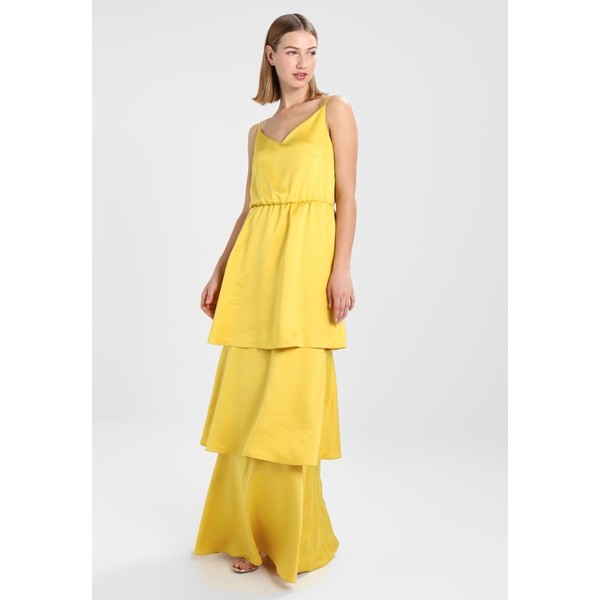 Silver Bloom LAYERED DRESS Suknia balowa yellow SII21C007