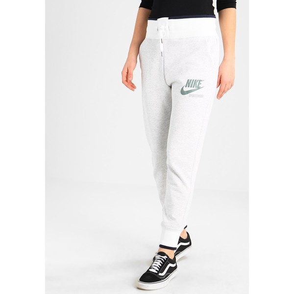 Nike Sportswear PANT ARCHIVE Spodnie treningowe birch heather/white NI121A05P
