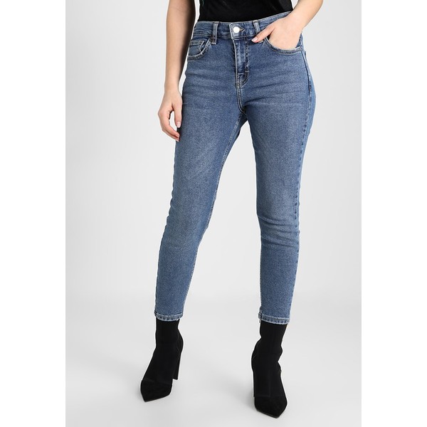 Topshop Petite JAMIE Jeans Skinny Fit blue denim TQ021N009