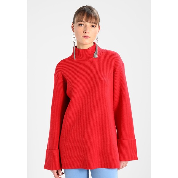 Finery London EPPING HIGH NECK Sweter cherry red FIC21I00F