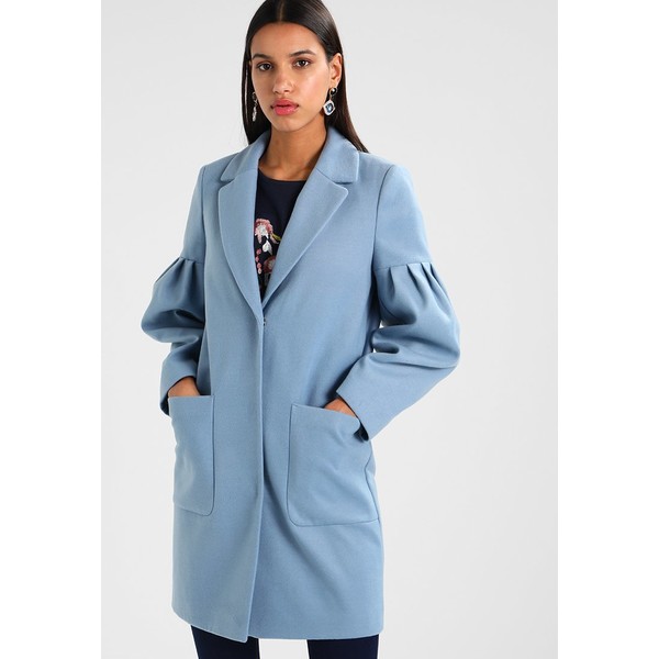 Miss Selfridge BALLOON SLEEVE COAT Płaszcz wełniany /Płaszcz klasyczny blue MF921U00I