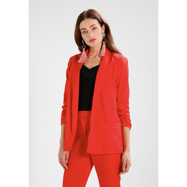 Missguided GATHERED SLEEVE TAILORED Żakiet red M0Q21G032