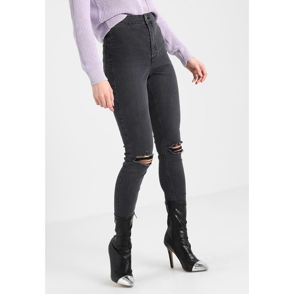 Topshop Petite JONI Jeans Skinny Fit black TQ021N00A