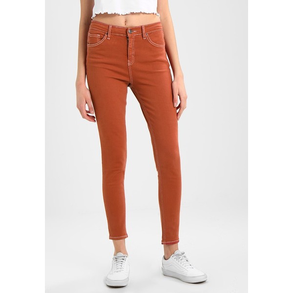 Topshop JAMIE Jeans Skinny Fit maroon TP721N08X