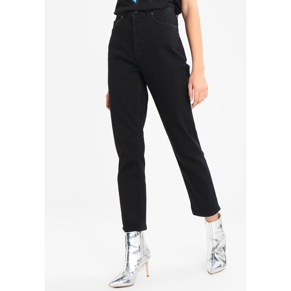 Topshop Jeansy Relaxed Fit black TP721N023