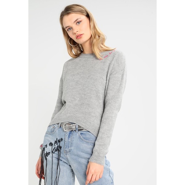 Topshop WE ARE THE FUTURE Sweter grey marl TP721I0EO