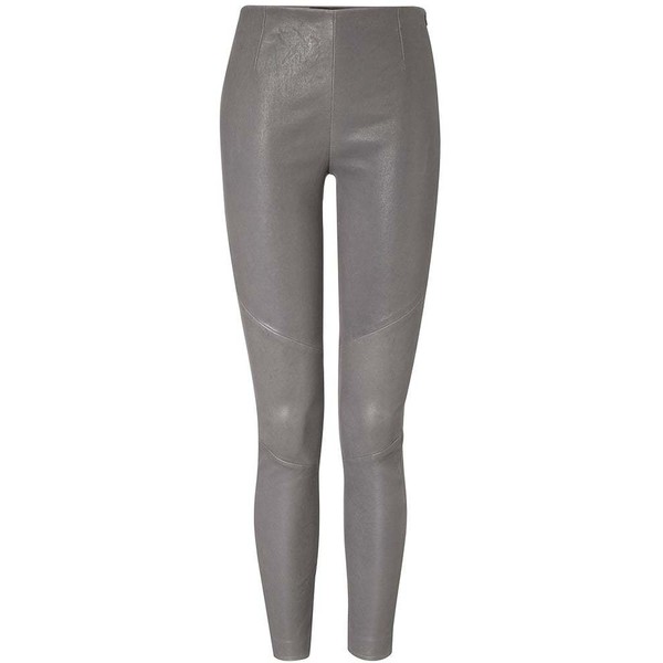 Tigha NORI Spodnie skórzane grey TG021A003