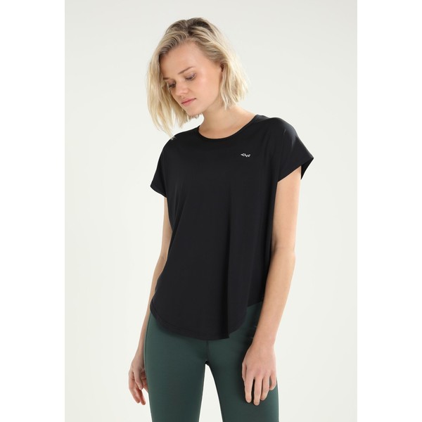 Röhnisch LEO LOOSE FIT T-shirt z nadrukiem black R6341D014