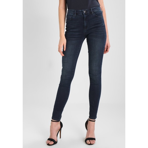 Topshop Tall LEIGH Jeans Skinny Fit midnight TOA21N006
