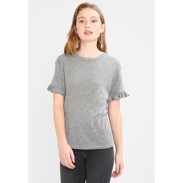 Sundry TRUE LOVE T-shirt z nadrukiem heather grey SUD21D00H