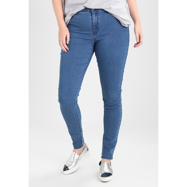 Only Carmakoma CARRAINY PUSH UP Jeans Skinny Fit medium blue denim ONA21N002