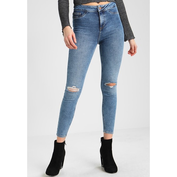 New Look VANESSA DISCO GRAPE Jeans Skinny Fit mid blue NL021N0A9