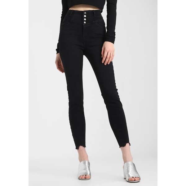 New Look HIGHWAIST PETAL Jeans Skinny Fit black NL021N094