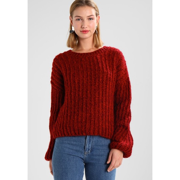 New Look SLOUCHY Sweter red NL021I09W