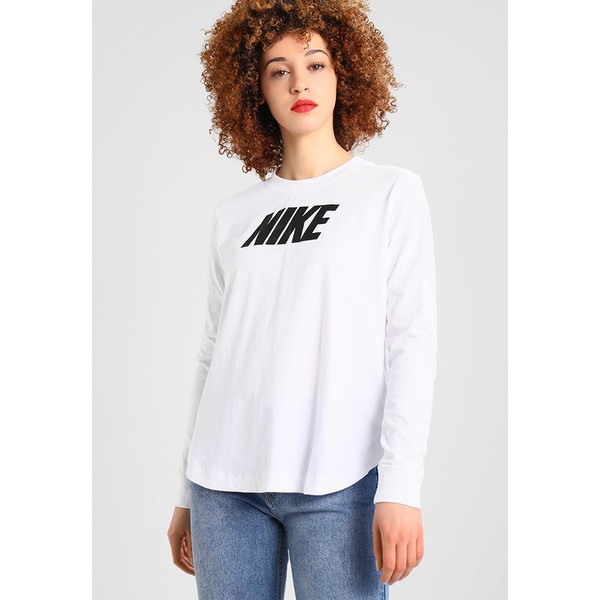 Nike Sportswear Bluzka z długim rękawem white/black NI121D0A4
