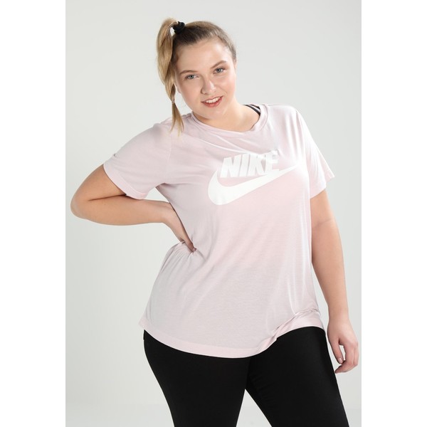 Nike Sportswear ESSENTIAL T-shirt z nadrukiem barely rose/white NI121D09F