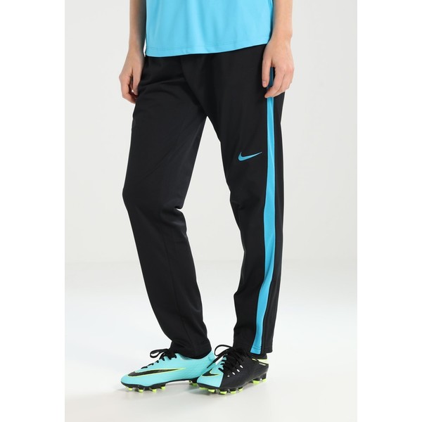 Nike Performance PANT Spodnie treningowe black/light blue fury N1241E0IL