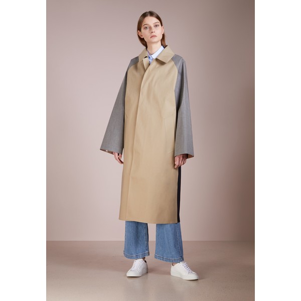 Mackintosh Płaszcz wełniany /Płaszcz klasyczny khaki MT021U00E