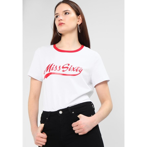 Miss Sixty GIULIA T-shirt z nadrukiem bianco/rosso MI321D02E
