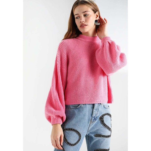 Miss Selfridge SLEEVE JUMPER Sweter pink MF921I04C