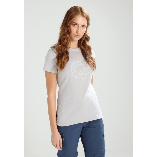 Mammut LOGO T-shirt z nadrukiem marble white M7341D001