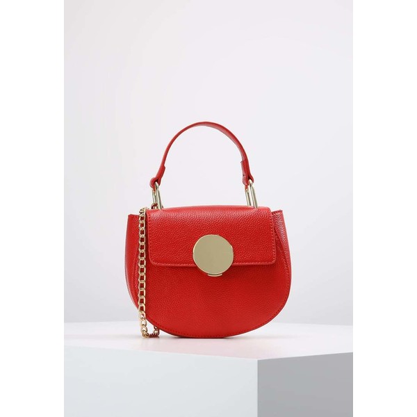 Missguided ROUND BUCKLE DETAIL Torba na ramię red M0Q51H07J