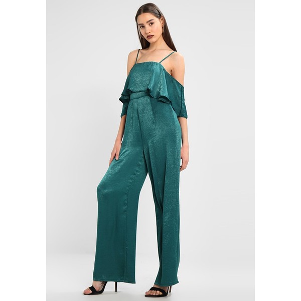 Missguided SATIN STRAPPY Kombinezon green M0Q21T02A