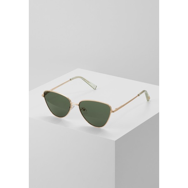 Le Specs ECHO Okulary przeciwsłoneczne matte gold-coloured/ khaki LS151K010