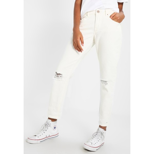 Lost Ink BOYFRIEND Jeansy Relaxed Fit white L0U21N02D