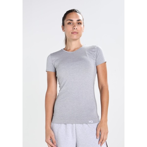 KariTraa KRISTINA T-shirt basic grey melange KT041D00U