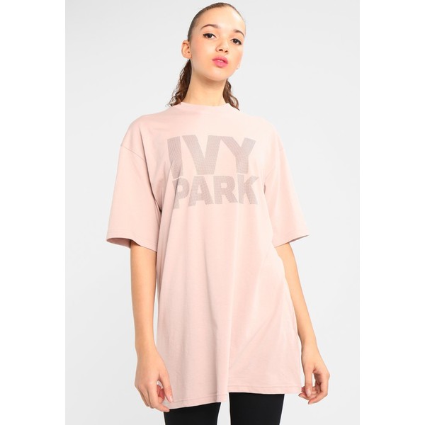 Ivy Park DOTS LOGO FITTED TEE T-shirt z nadrukiem shadow grey IV221D03J