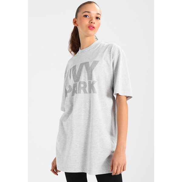 Ivy Park DOTS LOGO FITTED TEE T-shirt z nadrukiem grey marl IV221D03J