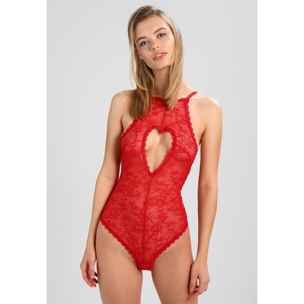 Hunkemöller NICE HEART CUT BODY Body tango red HM181S00O