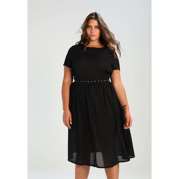 Glamorous Curve PLAIN Sukienka letnia black GLA21C01P