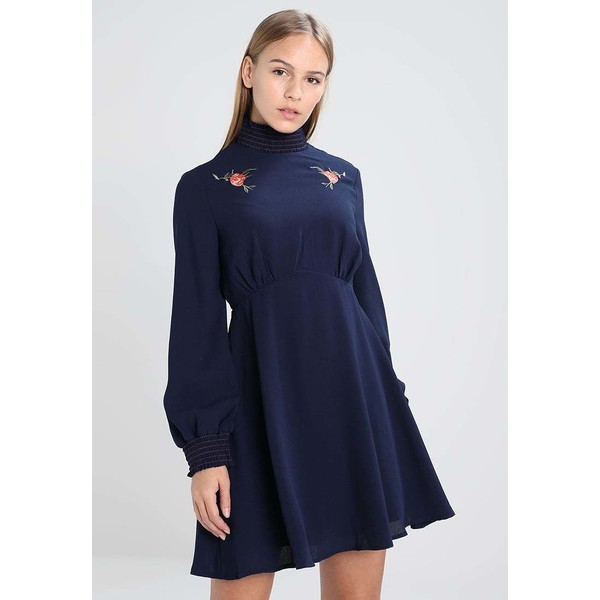 Fashion Union Petite BUNNY Sukienka z dżerseju navy FAE21C016