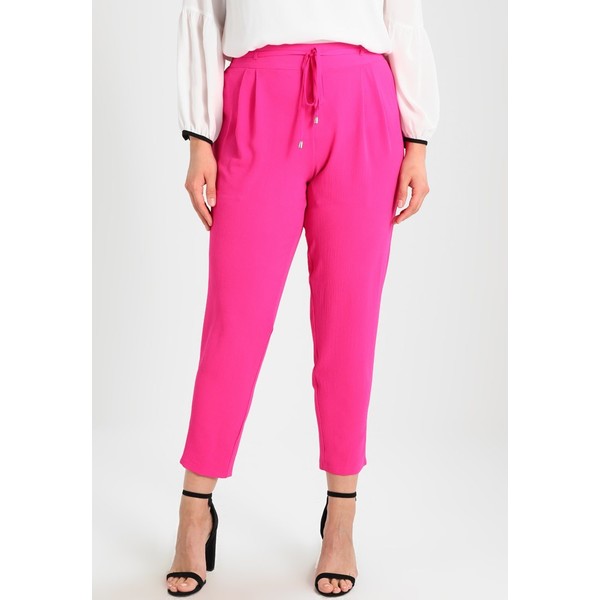 Evans PEBBLE TAPERED TROUSER Spodnie materiałowe hot pink EW221A03E