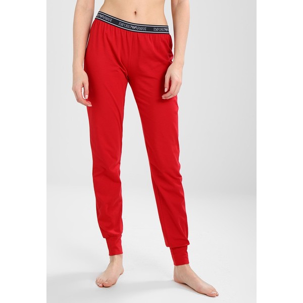 Emporio Armani PANTS WITH CUFFS Spodnie od piżamy rosso EA881O002